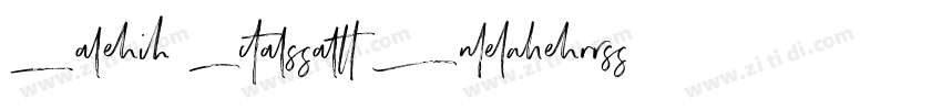 Wild Spirit Regular字体转换